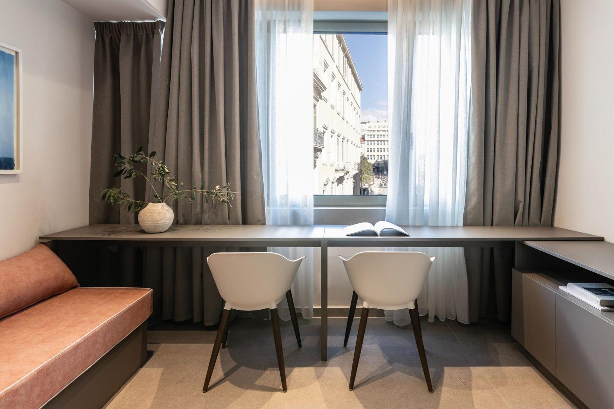 Celestial Athens Suites At Praxitelous Bagian luar foto