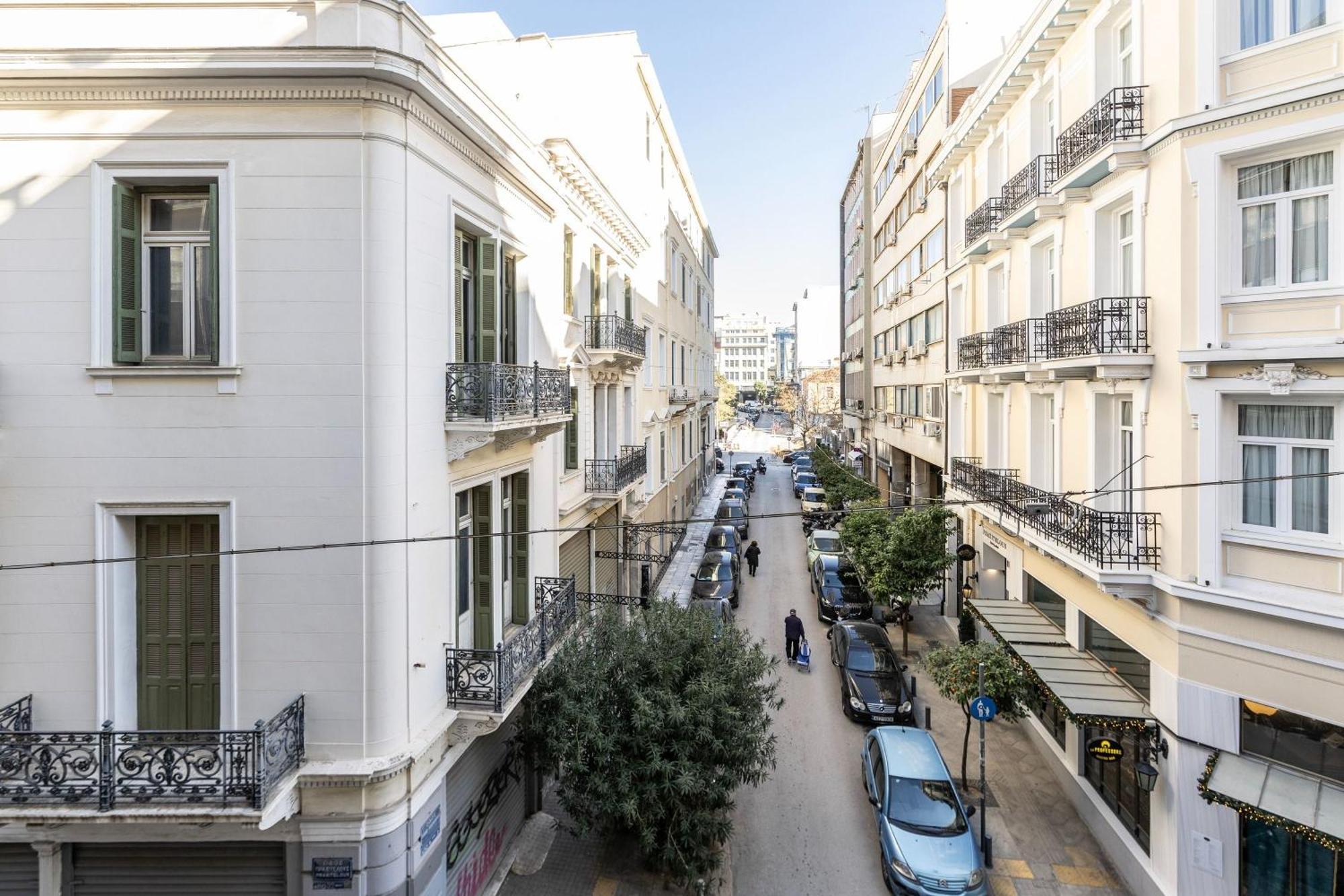 Celestial Athens Suites At Praxitelous Bagian luar foto
